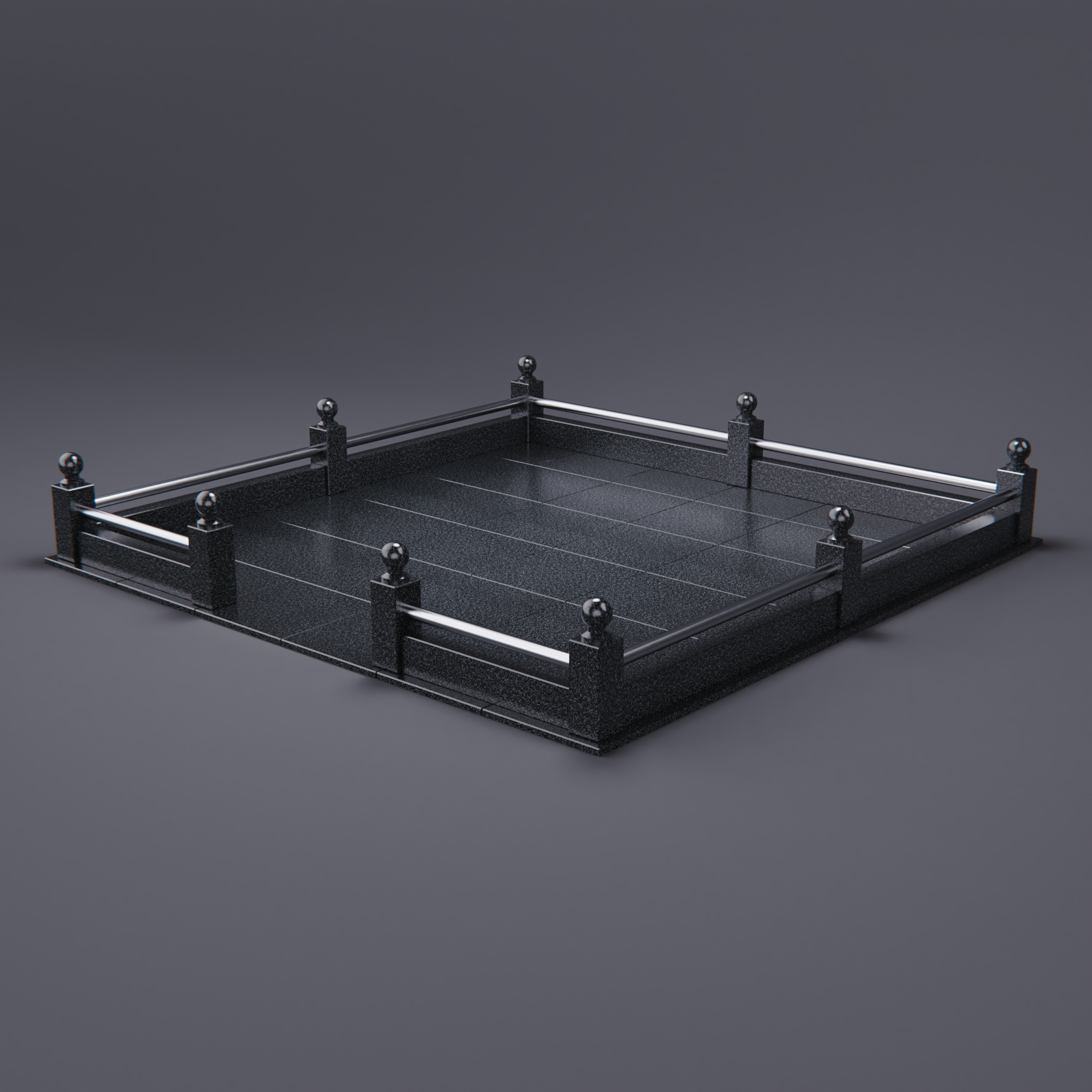 Ограды из гранита