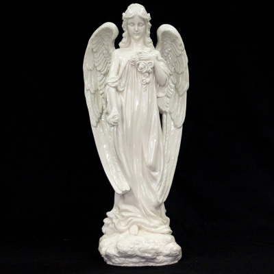 Скульптура Скорбящая 015, 18х16х59, белый мрамор